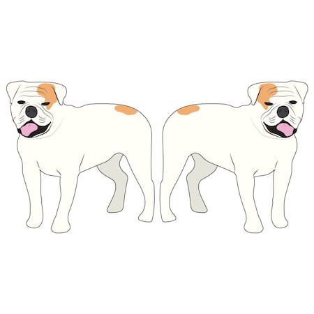 Signmission American Bulldog Dog Decal, Dog Lover Decor Vinyl Sticker D-24-American Bulldog